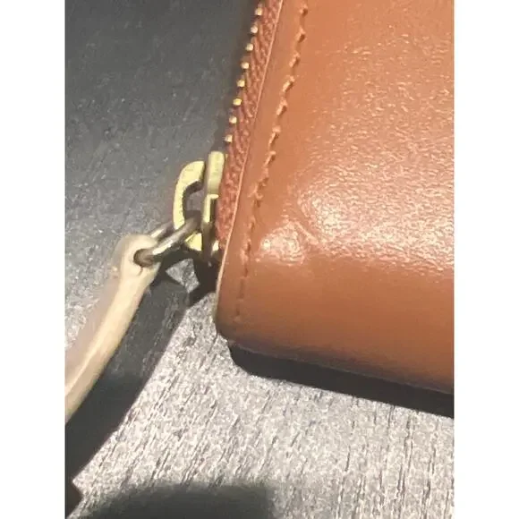 EUC - Radley London Liverpool Street Tan Leather wallet - Picture 5 of 11